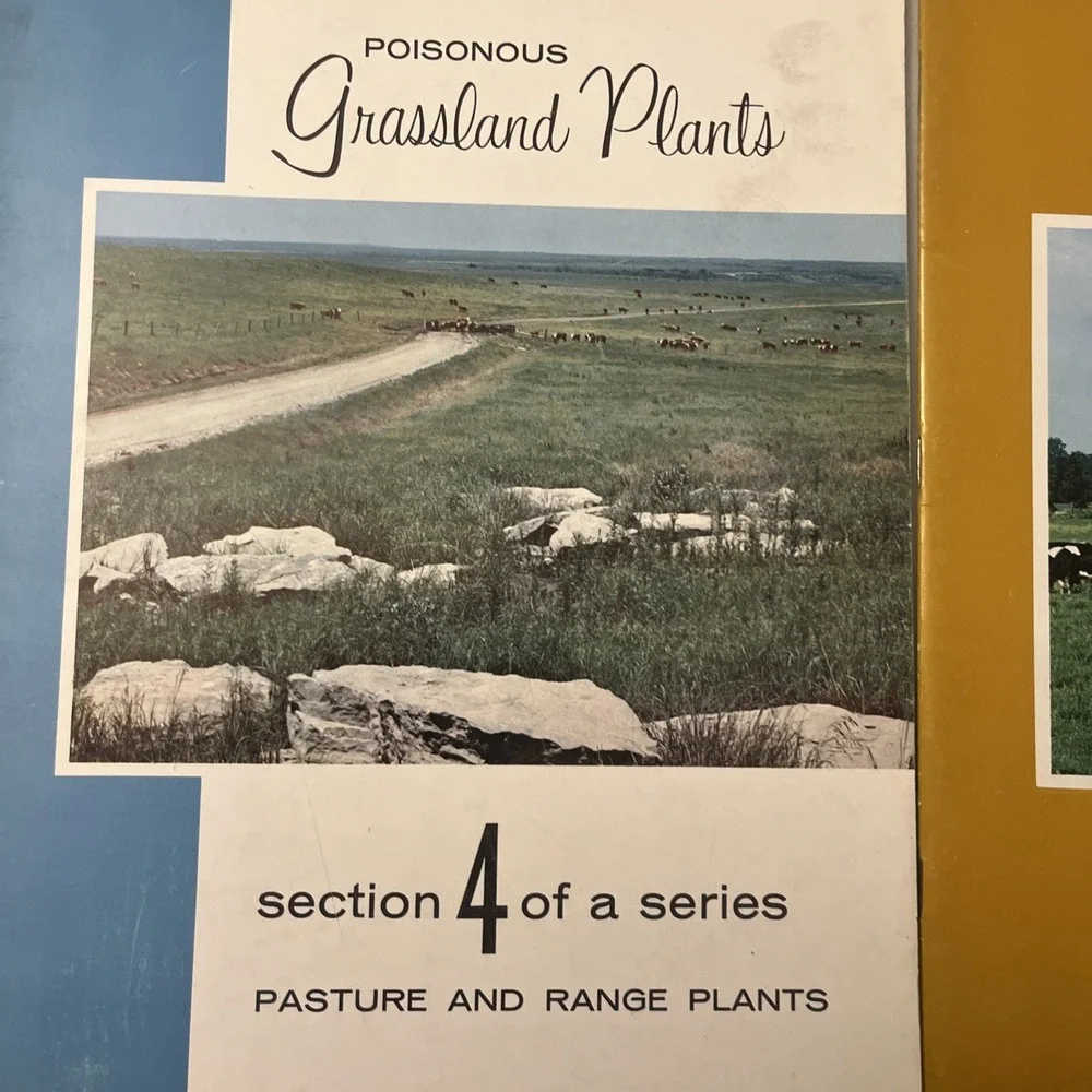 Pasture and Range Plants Series Sections 1-5 1950s Grass, Legumes, Grasslands
